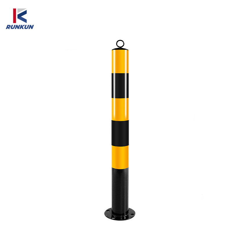 Customized Reflective Fixed Road Safety Bollard 300mm 430mm 500mm 600mm 750mm Stainless Steel Traffic Safety Warning Post