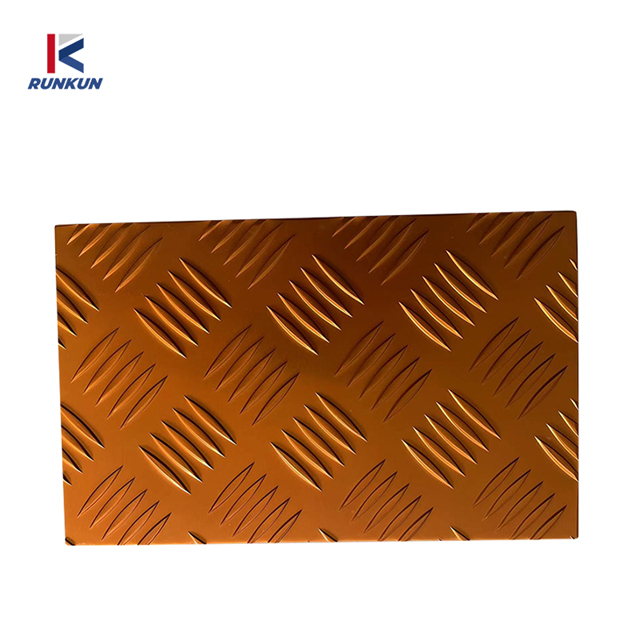 Aluminium Embossed Sheet Aluminum Checker Plate Alloy 3003 