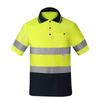 Custom Logo High Visibility Safety Short Sleeve Work Polo Shirts