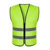 Breathable Mesh Fabric Safety Jacket Vest with Reflective Strips