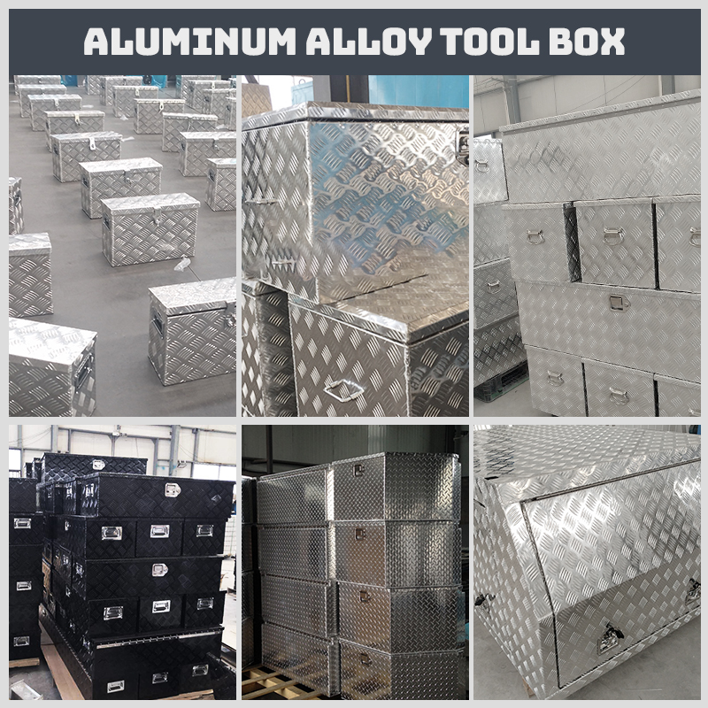 Large Capacity Custom Waterproof Aluminum Toolbox with Locks