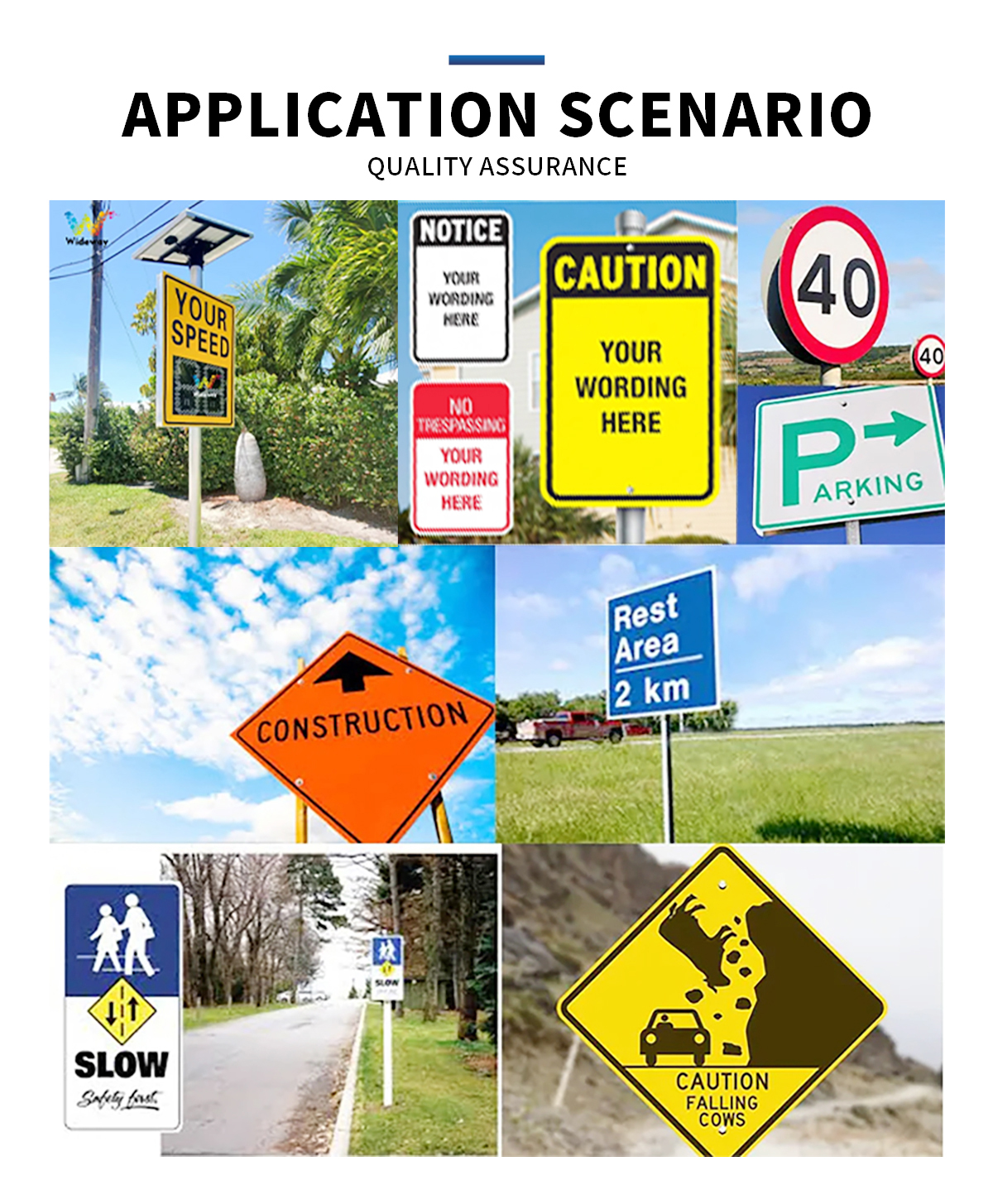 road traffic signs scenario