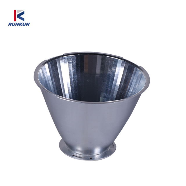 Heat Dissipation Silver Round Workshop Aluminium Lamp Shade