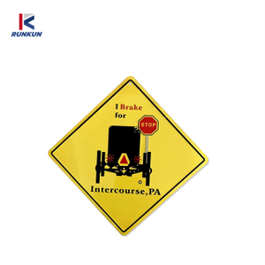 Safety Roadway Traffic Signage Board Alu Reflective Signs