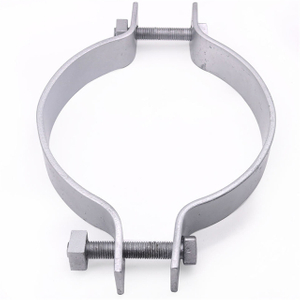 Electric Power Pole Clamp Hold Hoop Pole Line Fitting