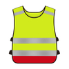 High Vis Pullover Vest Child Reflective Clothing Kids Safety Vest