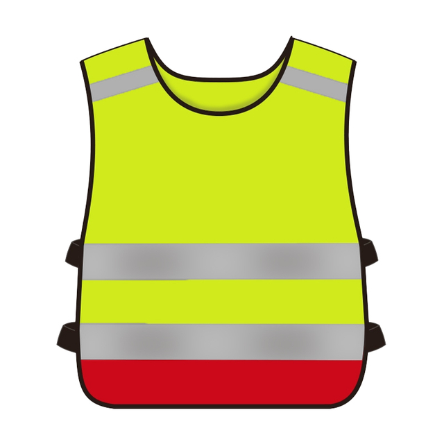 High Vis Pullover Vest Child Reflective Clothing Kids Safety Vest