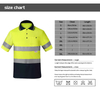 Custom Logo High Visibility Safety Short Sleeve Work Polo Shirts