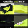 High Visibility Workwear Reflective Polo Shirt with Collar