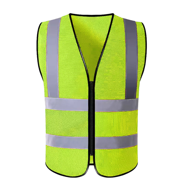 Wholesale Mesh Safety Reflective Vest Unisex Sleeveless Work Uniform