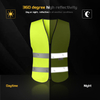 High Visibility Safety Reflective Vest with 3M Reflective Tapes