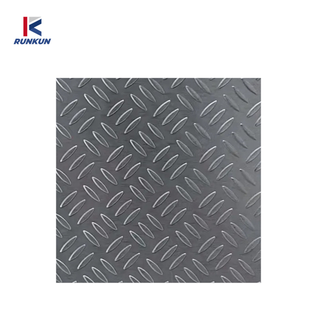 5052 Five Bar Aluminum Embossed Checked Sheet Plate 