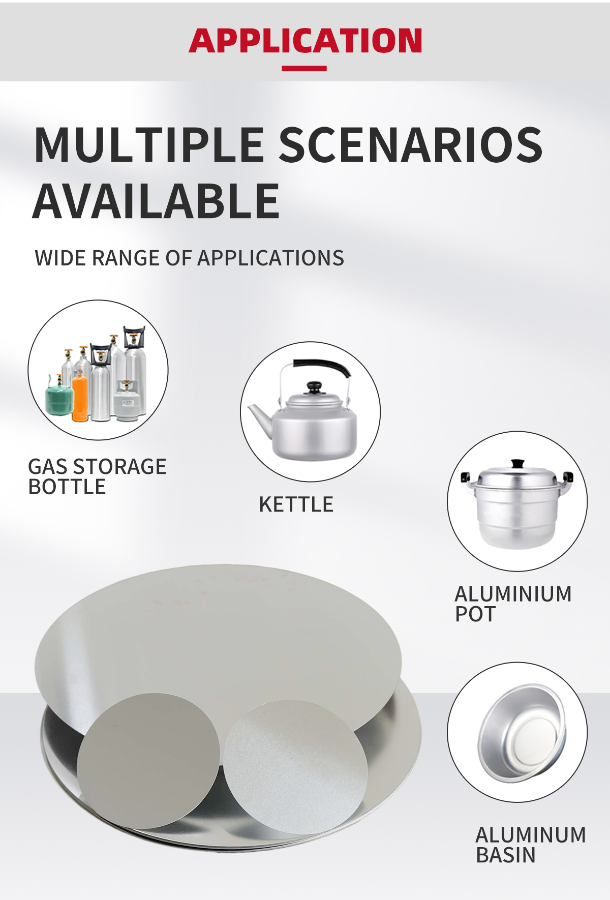 Application scenario of aluminum circle