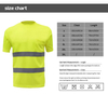 High Visibility Round Neck Safety T Shirt with Reflective Tapes