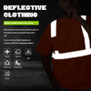 Breathable High Viz Reflective Safety T-shirt with Reflective Strips