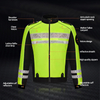 Long Sleeve Safety Reflective Jacket with Reflective Strips