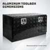 Customized Waterproof Aluminum Tool Box Metal Storage Box for Pickup