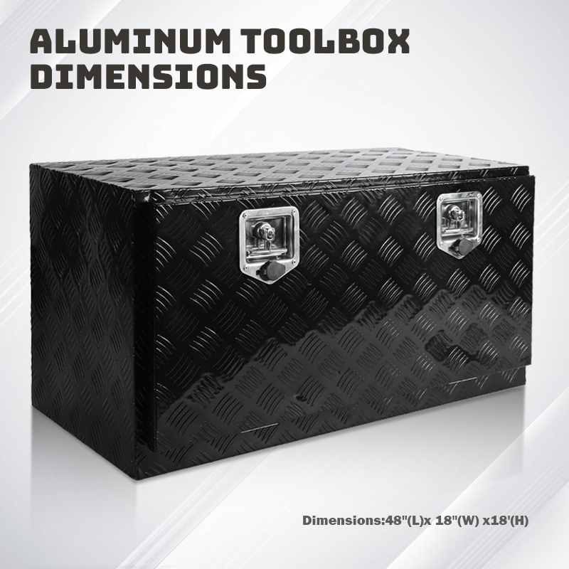 Customized Waterproof Aluminum Tool Box Metal Storage Box for Pickup