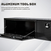 Heavy Duty Super Wide Capacity Aluminum Toolbox with 2 Doors