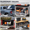 Full Opening Aluminum Tool Box Waterproof Trailer Tool Storage Box