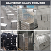 Factory Supply Silver Smooth Aluminum Tool Box for Various Scenarios