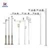 Custom Double Arm Galvanized Steel Traffic Light Pole