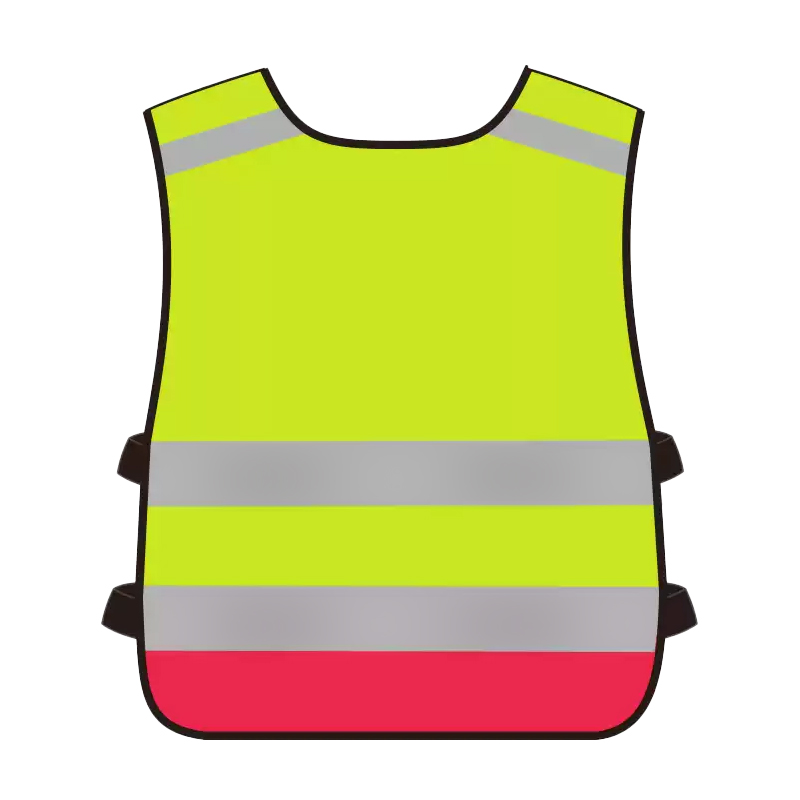 High Vis Pullover Vest Child Reflective Clothing Kids Safety Vest