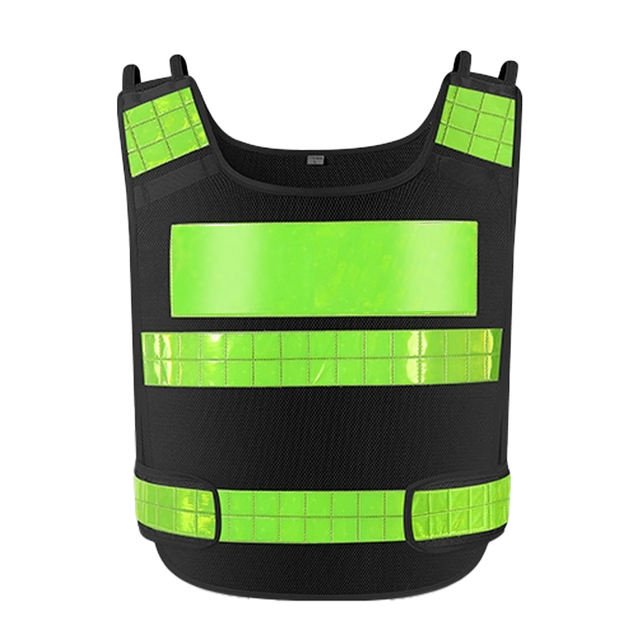 Custom Logo Safety Uniform Vest with Lattice Reflective Strips