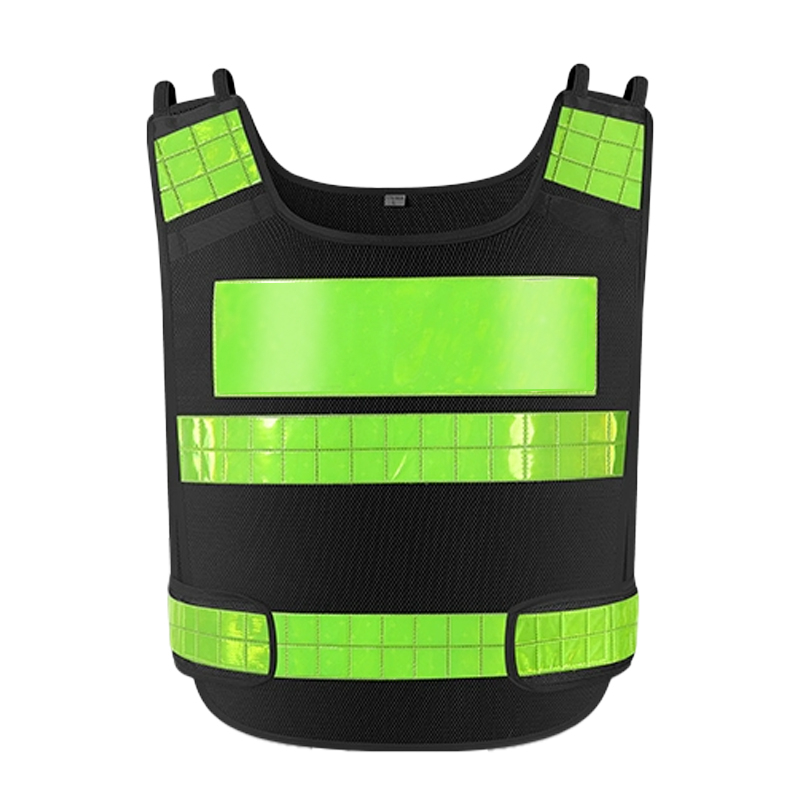 Custom Logo Safety Uniform Vest with Lattice Reflective Strips