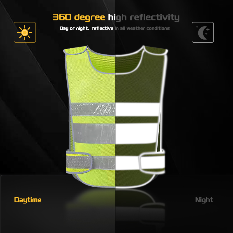 Breathable High Visibility Safety Clothing Safety Warning Vest