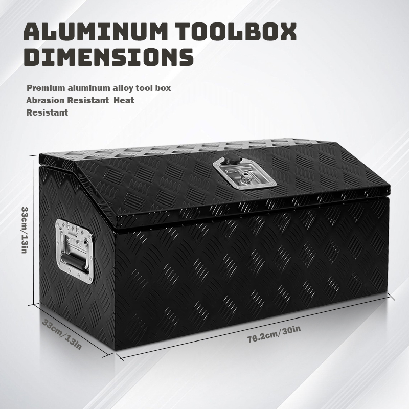 Aluminum Tool Box Truck Tool Box Waterproof Toolbox Storage Organizer