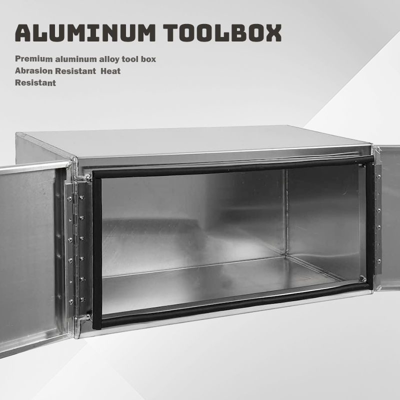 Factory Supply Silver Smooth Aluminum Tool Box for Various Scenarios