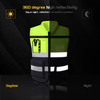 Customizable High-Viz Zippered Safety Vest with 3M Reflective Tapes