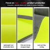 High Visibility Zippered Safety Reflective Vest with Reflective Tape