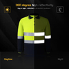 High Visibility Long Sleeve Work Clothes Safety Polo T Shirt for Adults