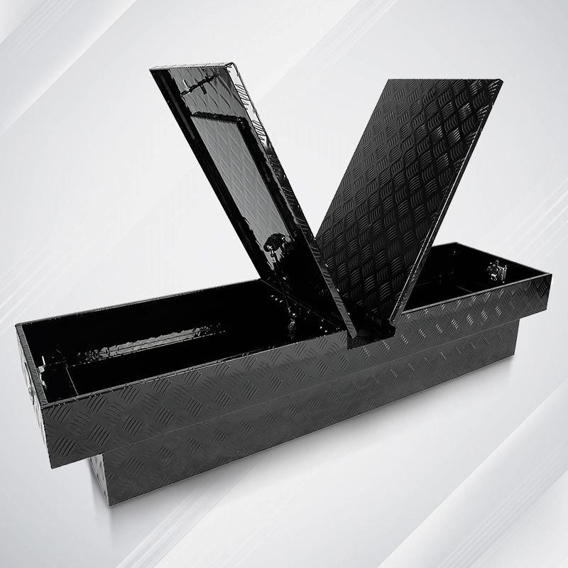 Customized Top Opening Aluminum Tool Box for Trailer