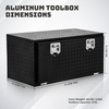 Heavy Duty Customized Metal Tool Case Aluminum Tool Box with Lock