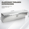 Side Mount Weather Guard Aluminum Toolbox for Truck