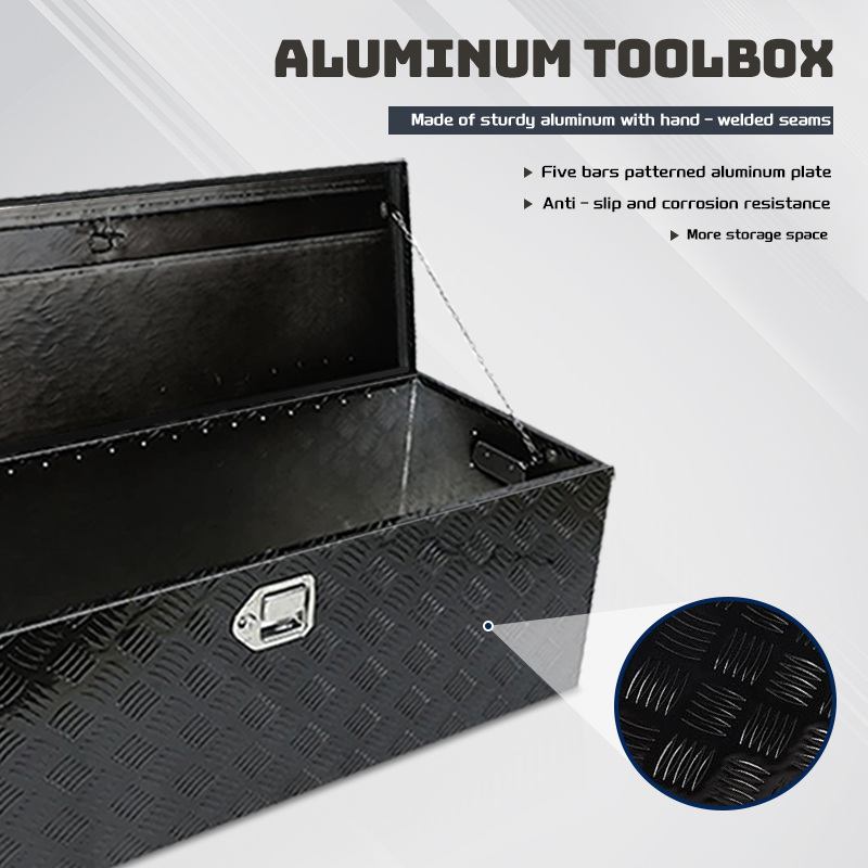 Waterproof Truck Toolbox Aluminum Trailer Tool Box Metal Hardware Case