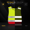 High Vis Pullover Vest Child Reflective Clothing Kids Safety Vest