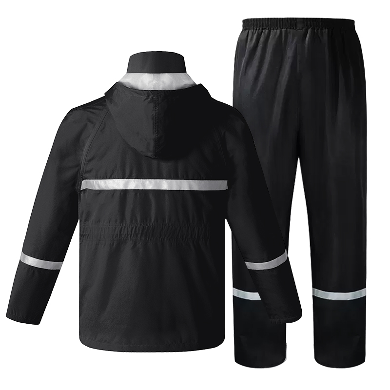 Waterproof Reflective Safety Raincoat Rain Jacket Pants for Men