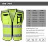 Breathable Hot Pressed Lattice Traffic Vest Reflective Safety Vest