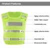 Mesh Fabric Security Reflective Vest Safety Vest for Road Work