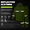 Custom Logo Rainproof Rain Suit Safety Reflective Raincoat