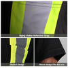 High Vis Safety Workwear Reflective Safety Polo Shirt with Neck