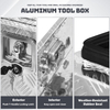 Full Opening Aluminum Tool Box Waterproof Trailer Tool Storage Box