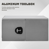 Factory Supply Silver Smooth Aluminum Tool Box for Various Scenarios