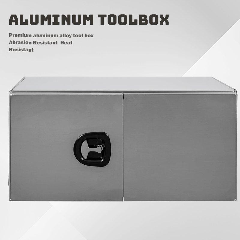 Factory Supply Silver Smooth Aluminum Tool Box for Various Scenarios