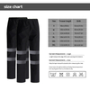 High Visibility Rain Pants Safety Pants with Adjustable Drawstring