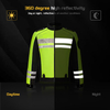 Long Sleeve Safety Reflective Jacket with Reflective Strips